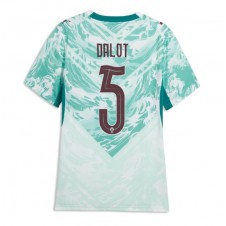 Portugal Diogo Dalot #5 Bortedrakt Kvinner VM 2026 Kortermet